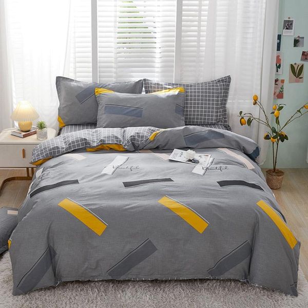 bedding sets 100% cotton duvet cover + pillowcase grey fashion quilt bed linens no sheet single king hometextile
bedding sets 100% cotton duvet cover + pillowcase grey fashion quilt bed linens no sheet single king hometextile
