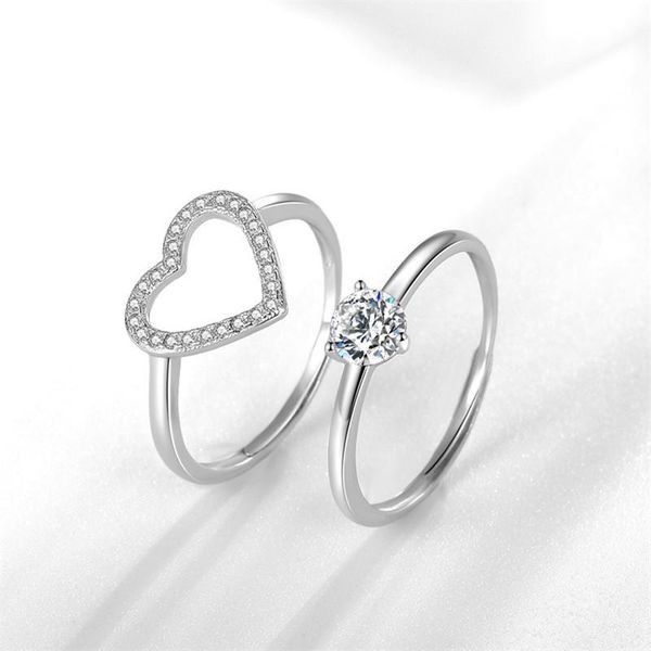 wedding rings love set ring true diamond female accessories opening adjustable 50 points, Slivery;golden
wedding rings love set ring true diamond female accessories opening adjustable 50 points, Slivery;golden