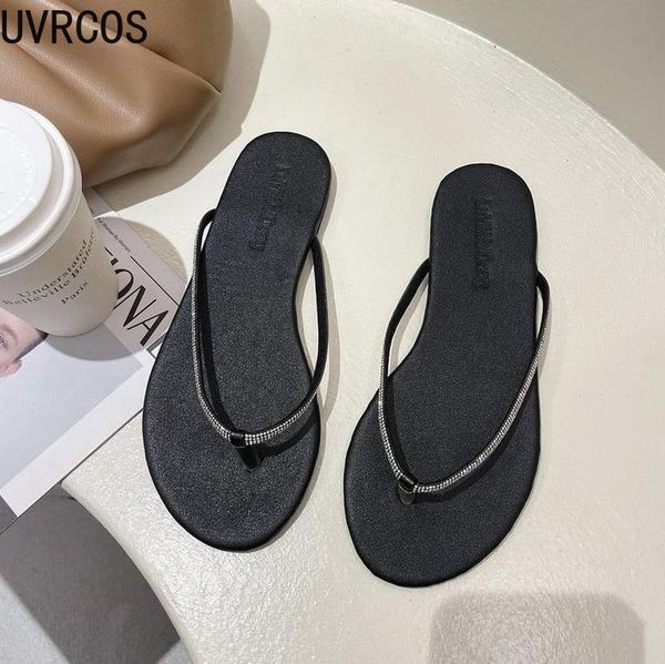 fashion simple women's slippers 2021 leisure trend rhinestone decoration all-match flip-flops flip-flops women's shoes, Black
fashion simple women's slippers 2021 leisure trend rhinestone decoration all-match flip-flops flip-flops women's shoes, Black