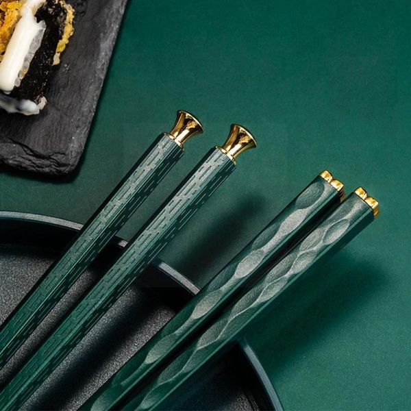 chopsticks 5/6/8 pairs chinese gold style non-slip sticks household utensils chop luxury kitchen sushi alloy fla z6x6
chopsticks 5/6/8 pairs chinese gold style non-slip sticks household utensils chop luxury kitchen sushi alloy fla z6x6