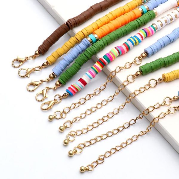 chokers fashion bohemia handmade polymer clay beaded necklace gold plated colored women, Golden;silver
chokers fashion bohemia handmade polymer clay beaded necklace gold plated colored women, Golden;silver