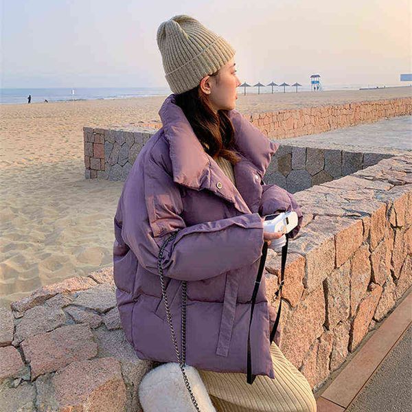winter women jacket thick padded cotton coats very warm korean female long sleeve loose puffer oversized bubble parka coat 211130, Black
winter women jacket thick padded cotton coats very warm korean female long sleeve loose puffer oversized bubble parka coat 211130, Black