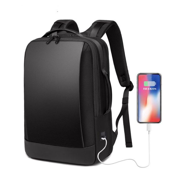 

enlarge backpack usb external charge 15.6 inch lapbackpack shoulders men anti-theft waterproof travel