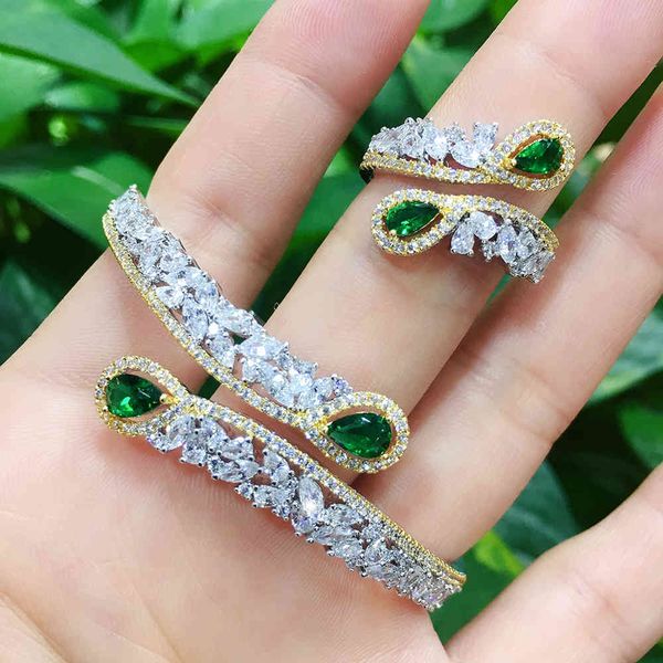jewelry sets godki luxury angle wing 2pc bangle ring set for women wedding cubic zircon crystal cz aretes de mujer modernos 2021, Black
jewelry sets godki luxury angle wing 2pc bangle ring set for women wedding cubic zircon crystal cz aretes de mujer modernos 2021, Black