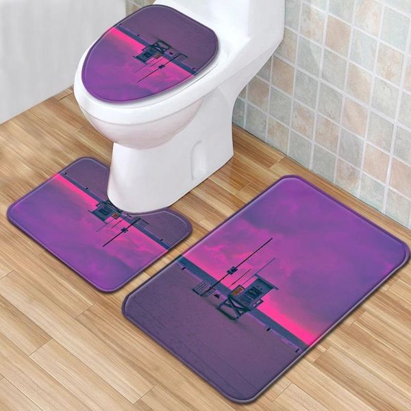 bath mats beach scenery bathroom mat three-piece carpet toilet set door non-slip spot
bath mats beach scenery bathroom mat three-piece carpet toilet set door non-slip spot