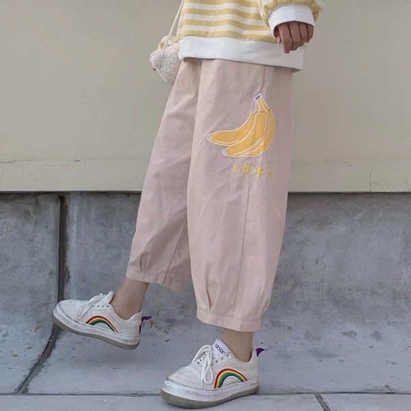women's pants & capris in the autumn of 2021, japanese wide pants, university women's loose girls' nine point soft ins, Black;white
women's pants & capris in the autumn of 2021, japanese wide pants, university women's loose girls' nine point soft ins, Black;white