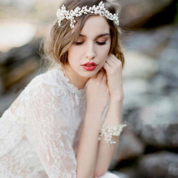 earrings & necklace tiara bracelet hairwear set pearl headband crystal hair jewelry sets wedding accessories bridal head chain headdress, Silver
earrings & necklace tiara bracelet hairwear set pearl headband crystal hair jewelry sets wedding accessories bridal head chain headdress, Silver