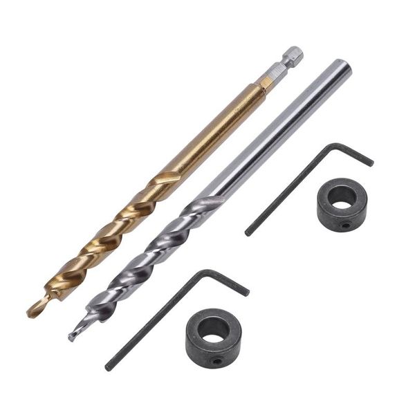 professional drill bits 2pcs 1/4 inch hex shank pocket hole bit + 3/8(9.5mm)replacement twist step with depth scollar for manual poc
professional drill bits 2pcs 1/4 inch hex shank pocket hole bit + 3/8(9.5mm)replacement twist step with depth scollar for manual poc