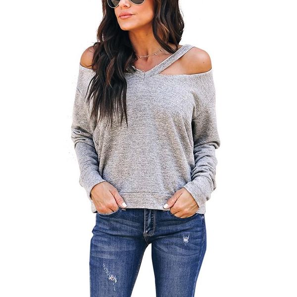 women's hoodies & sweatshirts casual solid v neck women sweatshirt long sleeve spring autumn loose womens pullover polyster brief ladie, Black
women's hoodies & sweatshirts casual solid v neck women sweatshirt long sleeve spring autumn loose womens pullover polyster brief ladie, Black