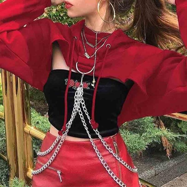 chic open cuff ring buckle short pullover black hoodies women loose hooded sweatshirt female cropped hoody
chic open cuff ring buckle short pullover black hoodies women loose hooded sweatshirt female cropped hoody