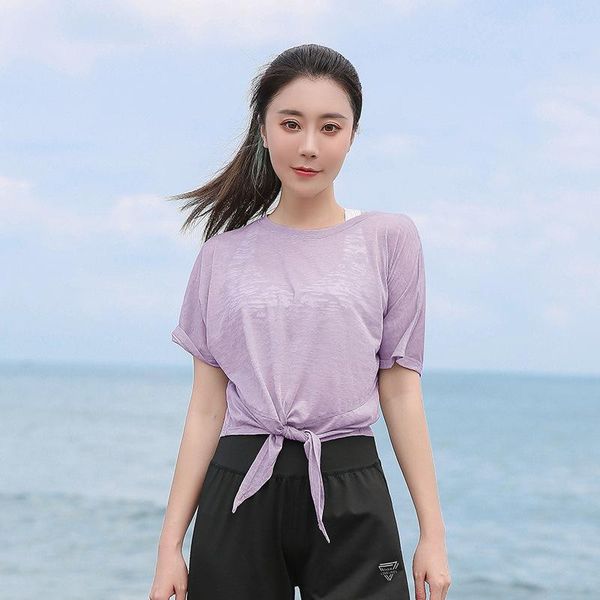 yoga outfit plus size l-4xl knotted sports shirts women loose split thin quick-dry short sleeve t-shirts gym translucent clothing
yoga outfit plus size l-4xl knotted sports shirts women loose split thin quick-dry short sleeve t-shirts gym translucent clothing