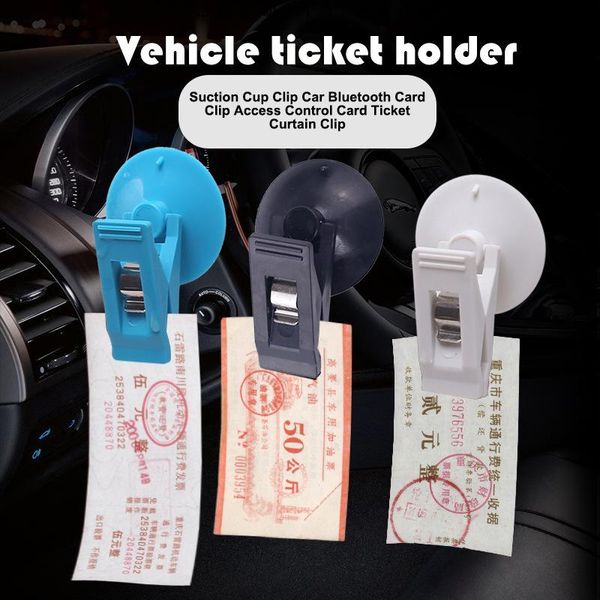 car organizer suction cup clip blutooth card access control ticket curtain