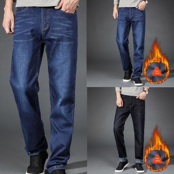 running pants men winter thick thermal jeans fleece lined denim cotton warm trousers casual smn88, Black;blue
running pants men winter thick thermal jeans fleece lined denim cotton warm trousers casual smn88, Black;blue