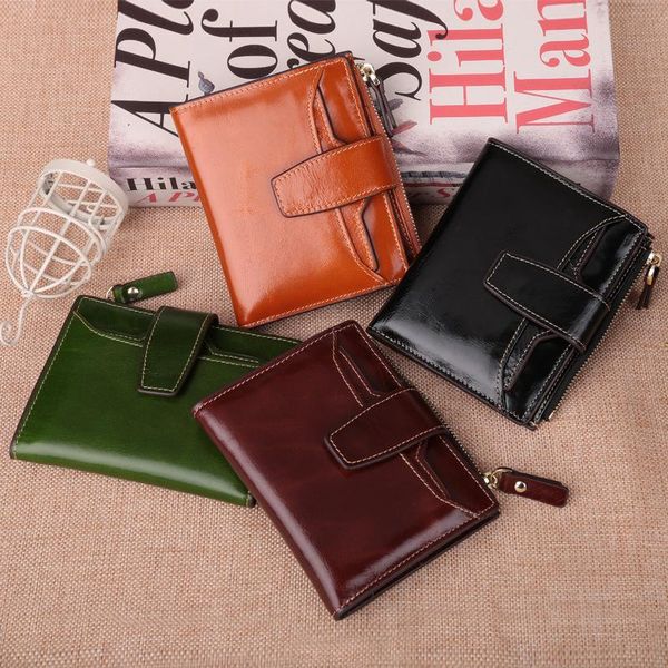 wallets short section korean version vertical two-fold wallet rfid leather ladies, Red;black
wallets short section korean version vertical two-fold wallet rfid leather ladies, Red;black