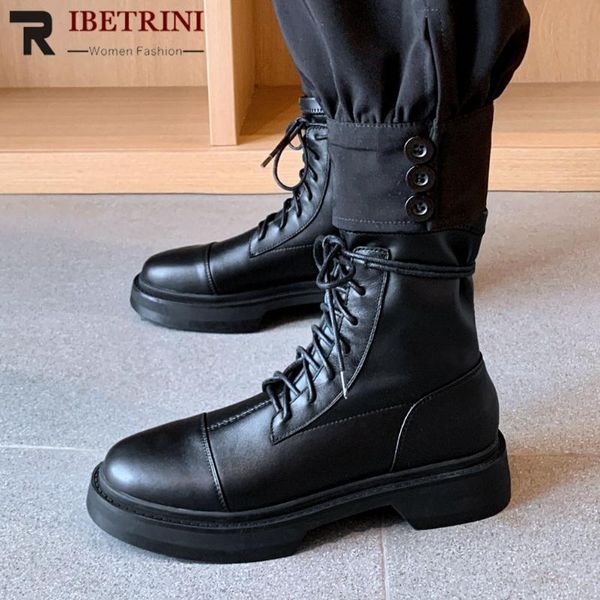 boots ribetrini brand ins genuine leather chic cosy shoelaces cool ankle boot stylish winter shoes women, Black
boots ribetrini brand ins genuine leather chic cosy shoelaces cool ankle boot stylish winter shoes women, Black
