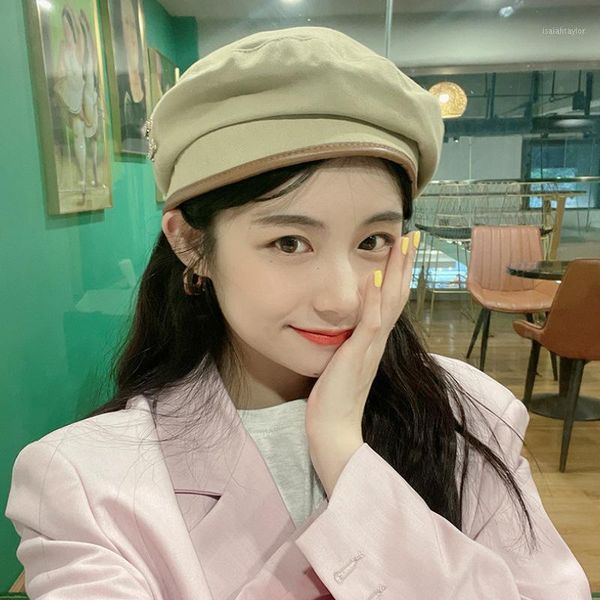 berets sparsil winter solid beret woman retro casual all-match octagonal hats female autumn elegant artist cap black light green hat, Blue;gray
berets sparsil winter solid beret woman retro casual all-match octagonal hats female autumn elegant artist cap black light green hat, Blue;gray