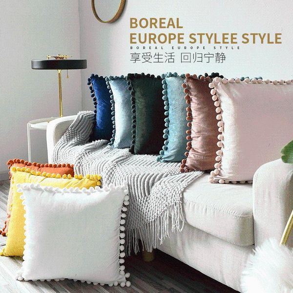 home fabric velvet sofa pillow furry ball lace plush pillowcase home decor decorative pillows fall pillow case boho
home fabric velvet sofa pillow furry ball lace plush pillowcase home decor decorative pillows fall pillow case boho