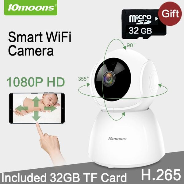 cameras 10moons cctv wifi ip camera hd 1080p mini wireless video baby monitor p2p indoor security smart home ir night vision h.265 v380
cameras 10moons cctv wifi ip camera hd 1080p mini wireless video baby monitor p2p indoor security smart home ir night vision h.265 v380