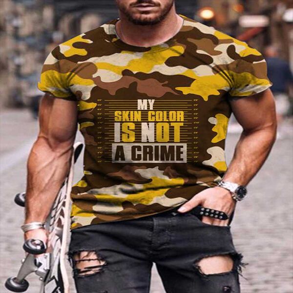 men's t-shirts camouflage man's short-sleeved shirts handsome mens fashionable personality wear sports quick-drying clothes, White;black
men's t-shirts camouflage man's short-sleeved shirts handsome mens fashionable personality wear sports quick-drying clothes, White;black