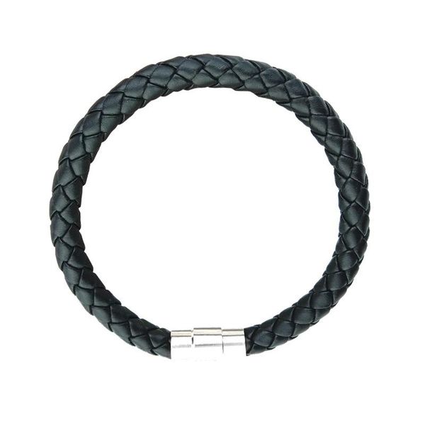 link, chain men's bracelet fashion simple black cow leather single layer magnetic buckle jewelry
link, chain men's bracelet fashion simple black cow leather single layer magnetic buckle jewelry
