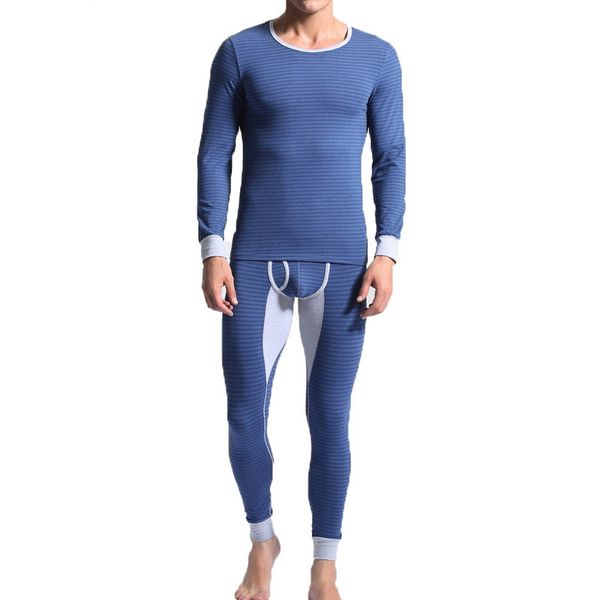 Mens Pajamas Sets Striped Cotton Male Warm Underwear Long Sleeve Top + Trousers Sleepwear Nightwear Plus Size Undershirts Suits
Mens Pajamas Sets Striped Cotton Male Warm Underwear Long Sleeve Top + Trousers Sleepwear Nightwear Plus Size Undershirts Suits