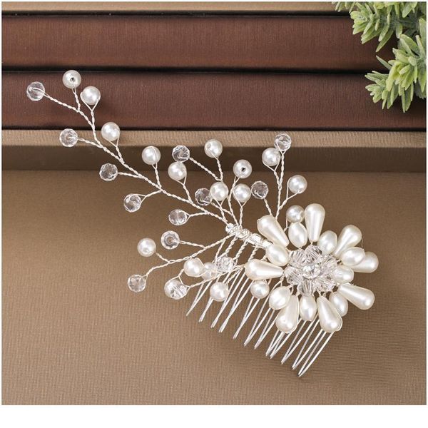wedding headdress flower hair combs for bride pearl rhinestones hair combs women hairpins bridal tiaras hair combs acc qylcie, Silver
wedding headdress flower hair combs for bride pearl rhinestones hair combs women hairpins bridal tiaras hair combs acc qylcie, Silver