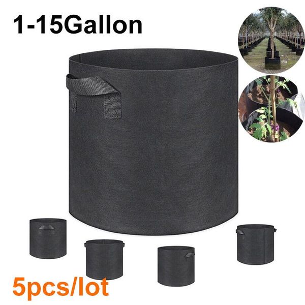 planters & pots 5pcs 1 3 5 7 10 15 gallon gal grow potato bags large flower fabric for plants nursery growing supplies tools
planters & pots 5pcs 1 3 5 7 10 15 gallon gal grow potato bags large flower fabric for plants nursery growing supplies tools