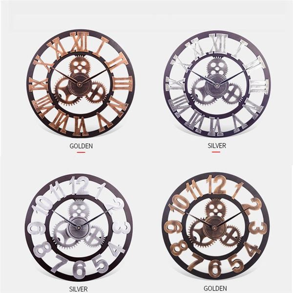 wall clocks 3d large retro clock slient vintage gear roman numeral nordic giant hanging horloge mural living room bar home decor wooden
wall clocks 3d large retro clock slient vintage gear roman numeral nordic giant hanging horloge mural living room bar home decor wooden