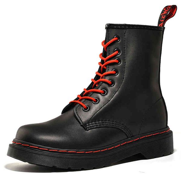 dress shoes couple winter boots women martens genuine leather ankle punk motorcycle female thick heel ukk9, Black
dress shoes couple winter boots women martens genuine leather ankle punk motorcycle female thick heel ukk9, Black
