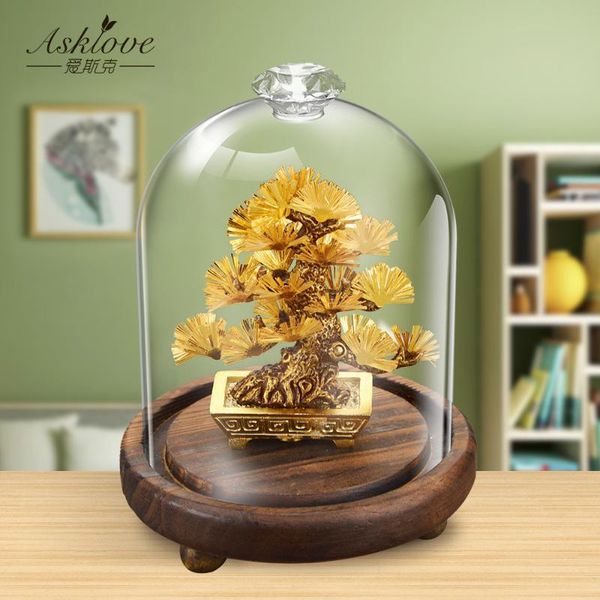 decorative objects & figurines feng shui decor lucky wealth ornament 24k gold foil pine tree crafts office deskornaments home decoration
decorative objects & figurines feng shui decor lucky wealth ornament 24k gold foil pine tree crafts office deskornaments home decoration
