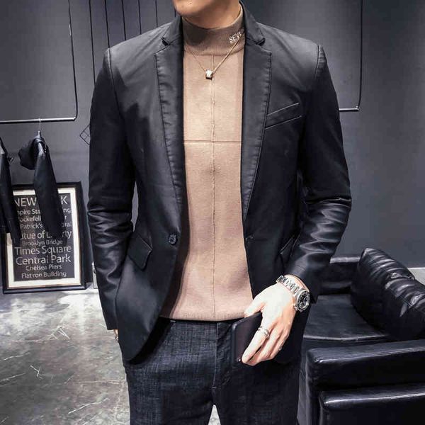 men's suits & blazers leather jacket, elegant, casual, black, for business, spring and autumn, alhp, White;black
men's suits & blazers leather jacket, elegant, casual, black, for business, spring and autumn, alhp, White;black