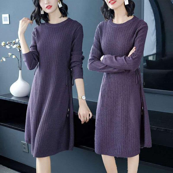 casual dresses women 2021 autumn winter o-neck long sleeve sweater dress female fashion knitted pullovers loose vestidos c422, Black;gray
casual dresses women 2021 autumn winter o-neck long sleeve sweater dress female fashion knitted pullovers loose vestidos c422, Black;gray