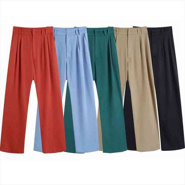 pants for women za green black pants woman high waist wide leg pant autumn fashion streetwear loose red fluid trousers, Black;white
pants for women za green black pants woman high waist wide leg pant autumn fashion streetwear loose red fluid trousers, Black;white