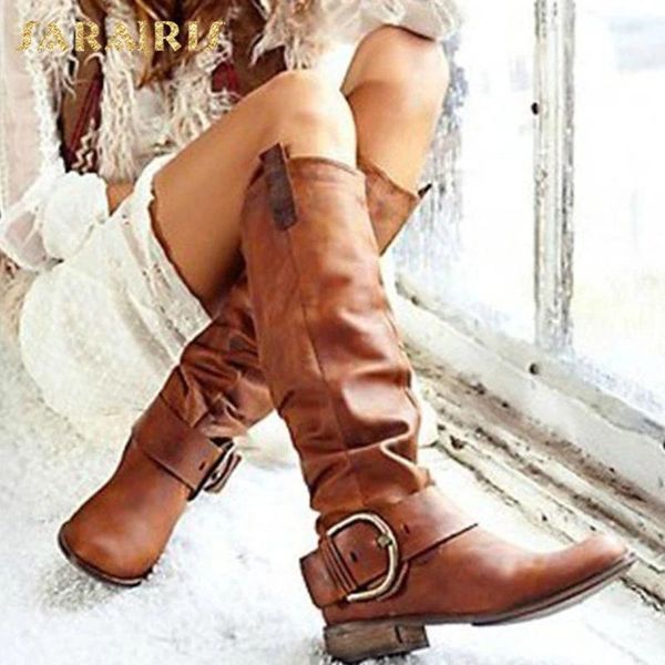 boots sarairis 2021 design big size 43 slip-on square heel knee high woman shoes buckle decoration concise lady, Black
boots sarairis 2021 design big size 43 slip-on square heel knee high woman shoes buckle decoration concise lady, Black