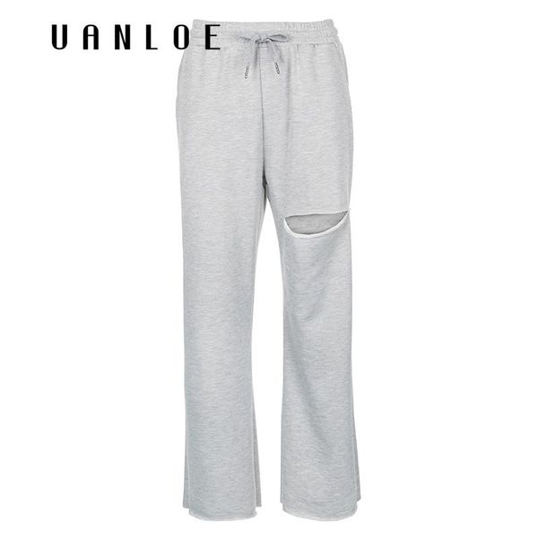 women's pants & capris drawstring elastic waist hole straight women streetwear gray spring autumn sweatpants 2021 trousers, Black;white
women's pants & capris drawstring elastic waist hole straight women streetwear gray spring autumn sweatpants 2021 trousers, Black;white