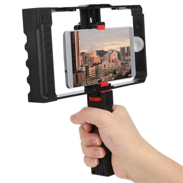 cell phone mounts & holders portable video camera cage smartphone handheld dual handle grips stabilizer with '' screw holes cold s
cell phone mounts & holders portable video camera cage smartphone handheld dual handle grips stabilizer with '' screw holes cold s
