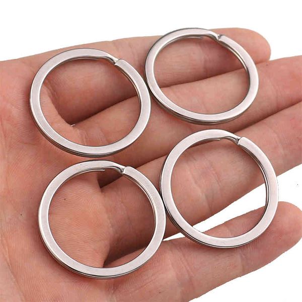 10pcs/lot stainless steel hole key ring key chain 20/23/25/28/30/33/35mm women steel round split cute keychain gifts for men, Silver
10pcs/lot stainless steel hole key ring key chain 20/23/25/28/30/33/35mm women steel round split cute keychain gifts for men, Silver