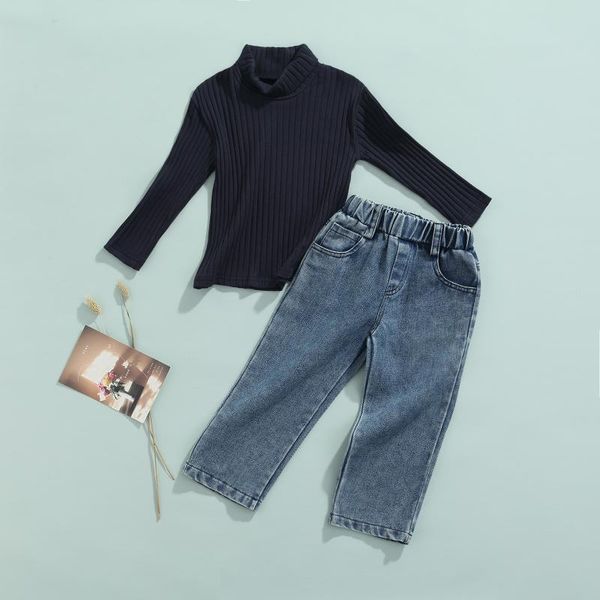 clothing sets kids girls clothes knit sweater denim pants 2 pcs suit baby outfits for children's, White
clothing sets kids girls clothes knit sweater denim pants 2 pcs suit baby outfits for children's, White