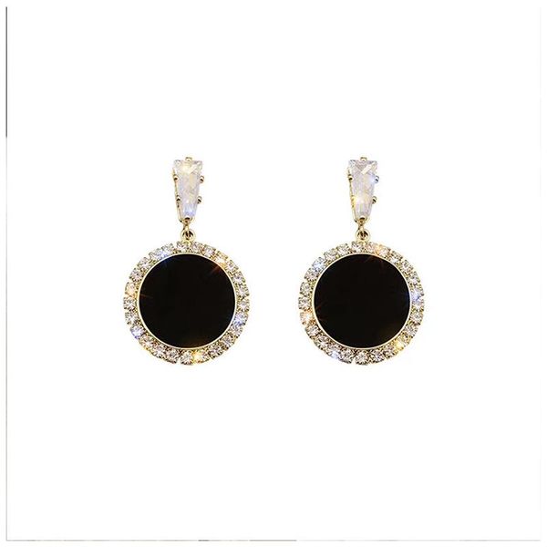 stud needle round rhinestone earrings 2021 wave korean personality temperament female, Golden;silver
stud needle round rhinestone earrings 2021 wave korean personality temperament female, Golden;silver