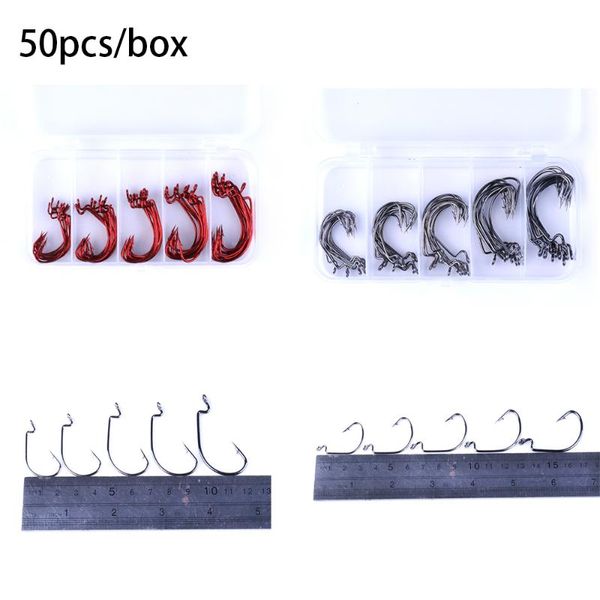 50pcs/set carbon steel fishing hooks sea worm carp single circle hook set tackle fishhook jig hooks fishing accessories
50pcs/set carbon steel fishing hooks sea worm carp single circle hook set tackle fishhook jig hooks fishing accessories