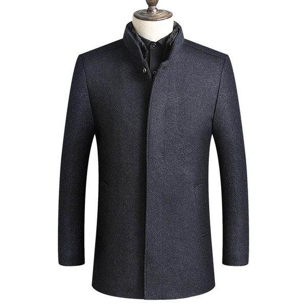 men's wool & blends woolen cloth coat winter men beaver bladder nick mao suits thickening middle-aged and old dad outside, Black
men's wool & blends woolen cloth coat winter men beaver bladder nick mao suits thickening middle-aged and old dad outside, Black
