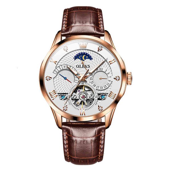 men fashion mechanical hollow automatic clocks luxury waterproof calendar week weekly mooase casual business, Slivery;brown
men fashion mechanical hollow automatic clocks luxury waterproof calendar week weekly mooase casual business, Slivery;brown
