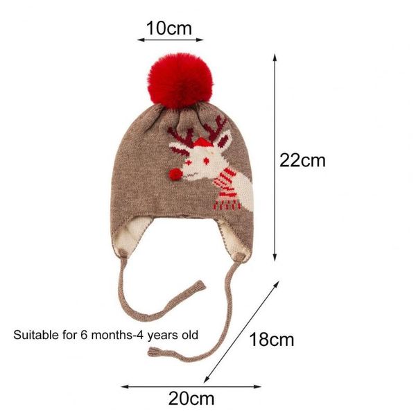 caps & hats stylish baby boys hat jacquard deer pattern autumn winter christmas plush ball ear flap cap for daily wear kids, Yellow
caps & hats stylish baby boys hat jacquard deer pattern autumn winter christmas plush ball ear flap cap for daily wear kids, Yellow