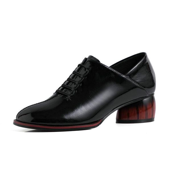 dress shoes 2021 round toe superfine fiber quality women pumps spring autumn lace up square heel casual size 34-43, Black
dress shoes 2021 round toe superfine fiber quality women pumps spring autumn lace up square heel casual size 34-43, Black