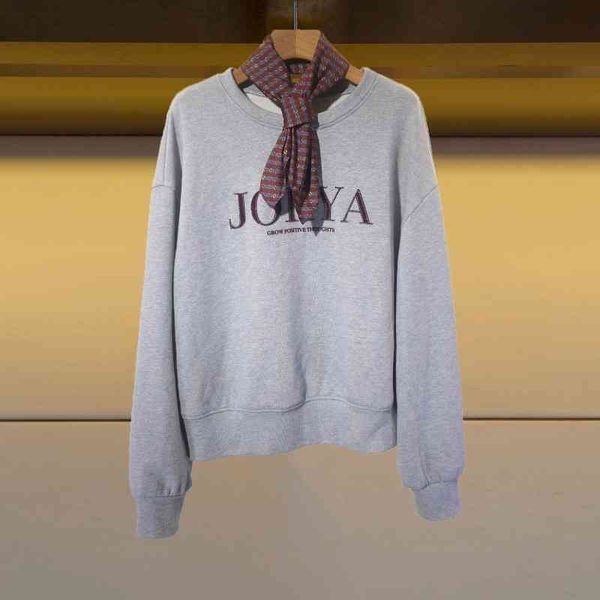 2021 autumn new women's embroidered letters casual loose long sleeve sweater age reducing versatile n146101e, Black
2021 autumn new women's embroidered letters casual loose long sleeve sweater age reducing versatile n146101e, Black