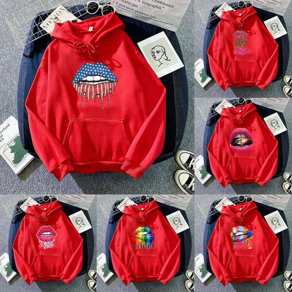 men's hoodies & sweatshirts women clothing polyester blouses long sleeve loose pocket sweatshirt lip print casual pullover couples str, Black
men's hoodies & sweatshirts women clothing polyester blouses long sleeve loose pocket sweatshirt lip print casual pullover couples str, Black