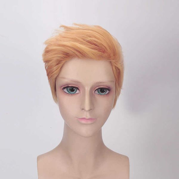 to play the role of a foreigner cos man short curly hair trump wig prident donald trump, Black
to play the role of a foreigner cos man short curly hair trump wig prident donald trump, Black