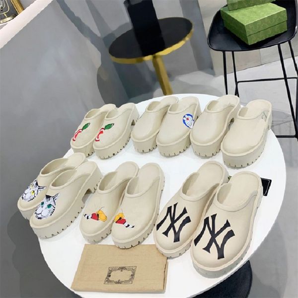 designer slipper summer slippers cartoon thick bottom slipper lady platform sandals leather women fashion shoes, Black
designer slipper summer slippers cartoon thick bottom slipper lady platform sandals leather women fashion shoes, Black