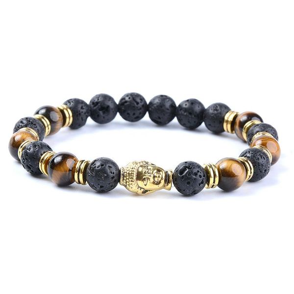 beaded, strands tiger eye volcanic rock buddha head bracelet jewelry men bracelets bead natural stones chakra yoga stone gift, Black
beaded, strands tiger eye volcanic rock buddha head bracelet jewelry men bracelets bead natural stones chakra yoga stone gift, Black