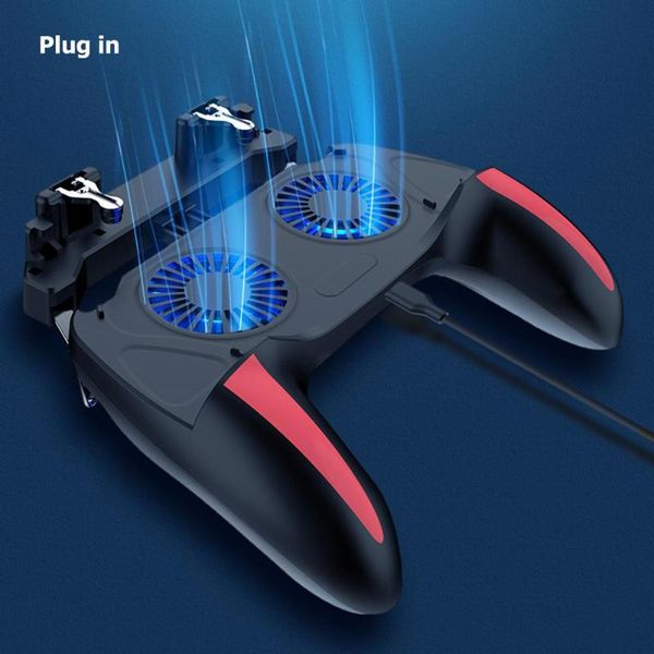 h10 gaming grip game controller joystick gamepad dual cooling fan mobile game handle for pubg games & accessories
h10 gaming grip game controller joystick gamepad dual cooling fan mobile game handle for pubg games & accessories